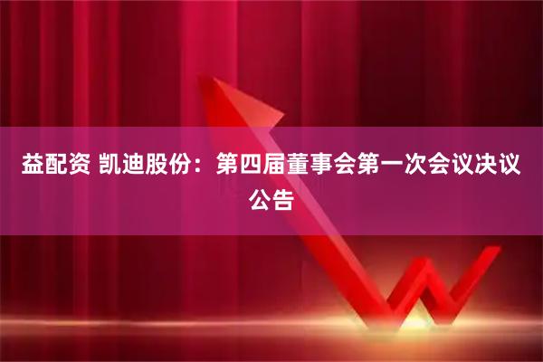 益配资 凯迪股份：第四届董事会第一次会议决议公告